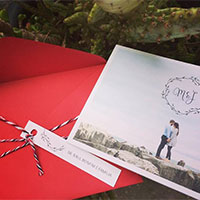 Convite de Casamento romântico - Amor em foto