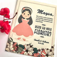 Convite de Casamento romântico - Florista