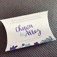 Identidade visual e papelaria para casamento - Chuva de Arroz
