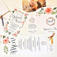 Identidade visual e papelaria para casamento - Jardim Secreto