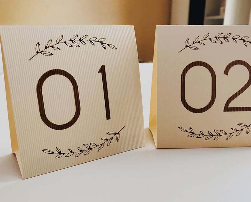 Plaquinhas de Setorização